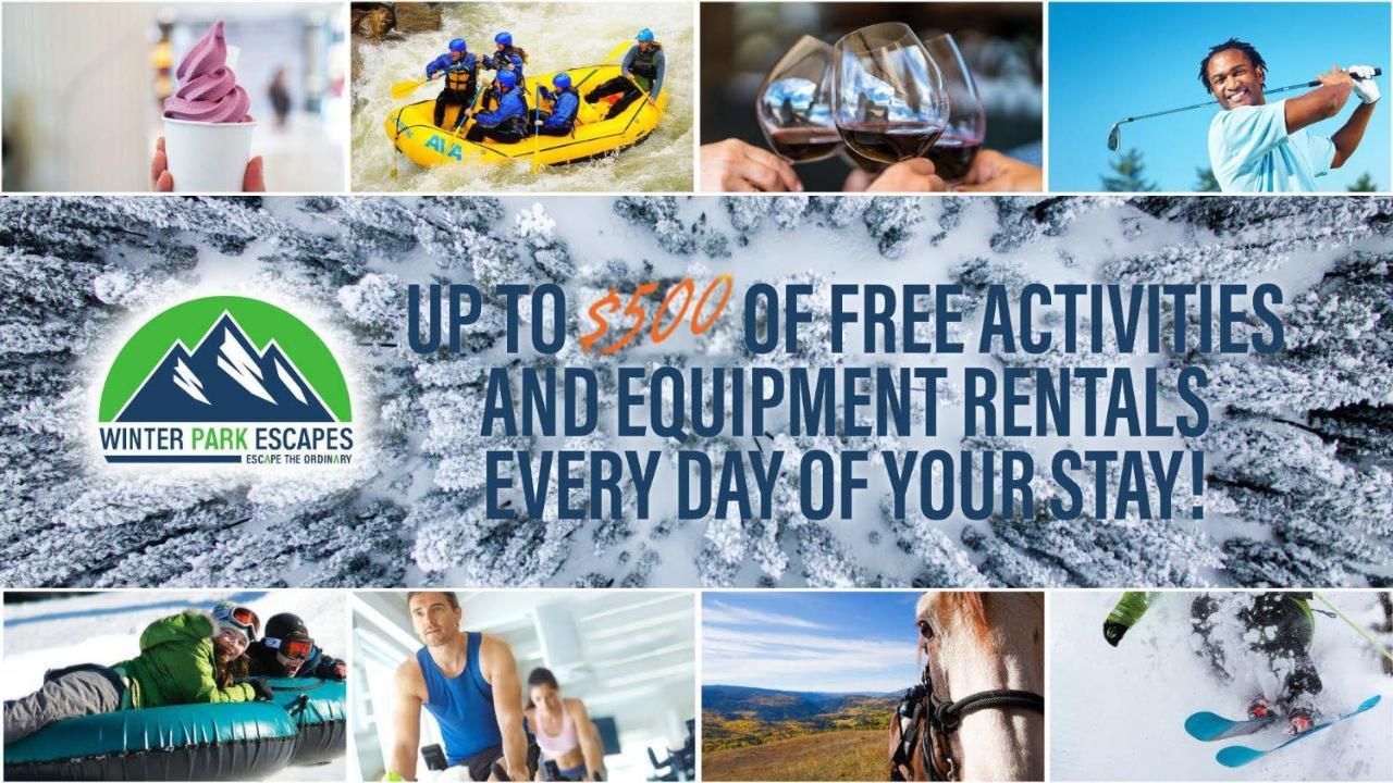 Ski In-Out Luxury Condo #3425 With Huge Hot Tub & Great Views - 500 Dollars Of Free Activities & Equipment Rentals Daily วินเทอร์พาร์ค ภายนอก รูปภาพ